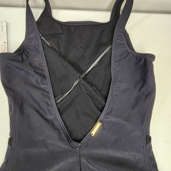 Anne Cole Collection One Piece Swimsuit Black with Mesh Size 6 NWT - Picture 6 of 14